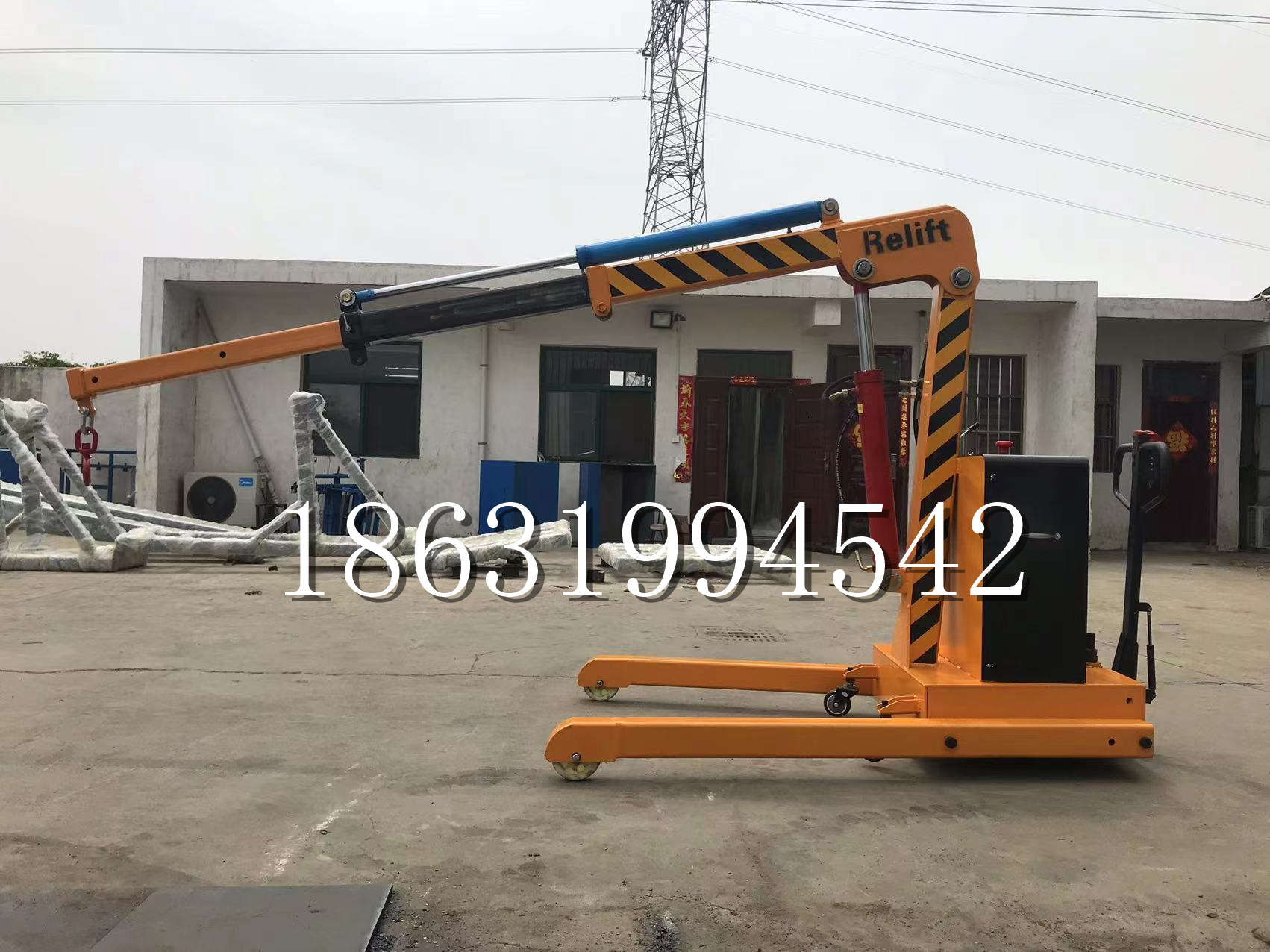 东光县久征定做3吨三轮随车吊 农用园林绿化移树吊 平板工程用小吊机