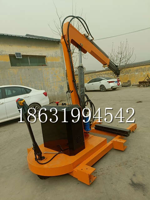 东光县自卸车厢随车吊 自制轮式四不像起重机 四驱平板吊 5吨 贵盛